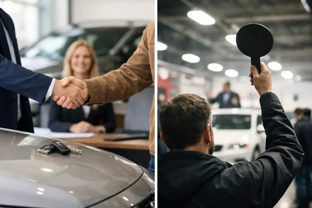 Dealer Purchase vs Auction Sale: Which Suits You?