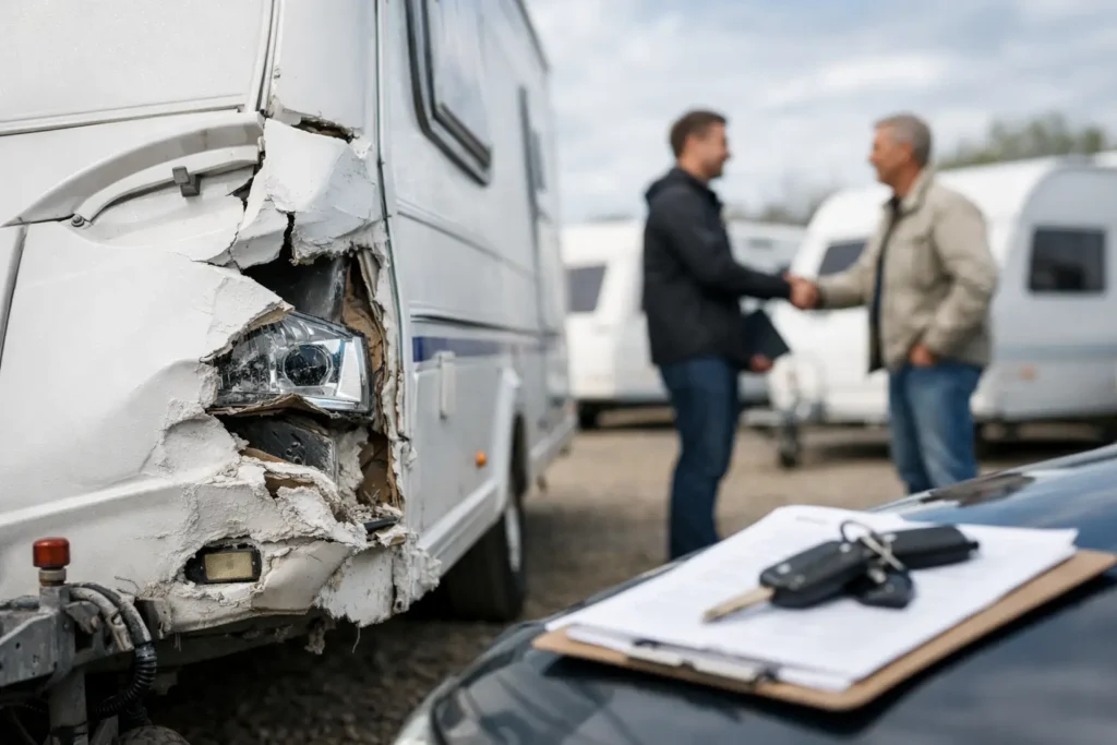 How to Sell Damaged Caravan Quickly